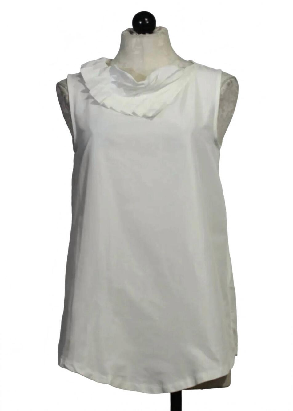 NEW KOZAN women's amber top in branco